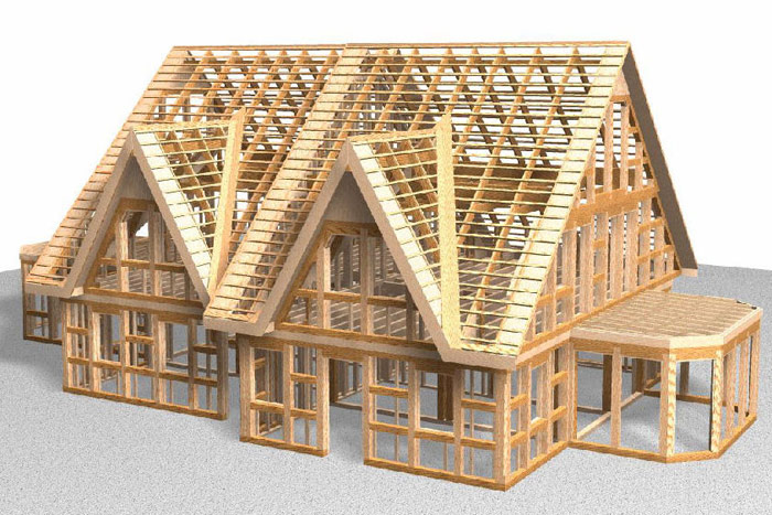 Технология каркасного деревянного строительства
